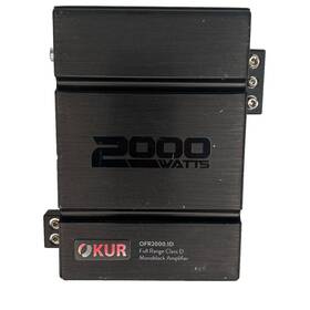 Ofr2000.1d Okur Full Range Monobloock Amplifier 2000 Watts Max 1 Ohm Class D