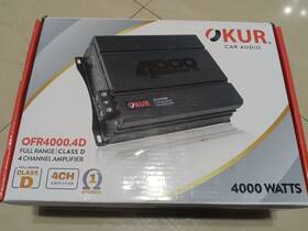 Ofr4000.4d Okur Full Range Class D 4 Channel Car Amplifier 4000w