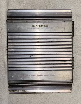 12-1967a Optimus Model 12-1967 A Stereo Power Amplifier-untested
