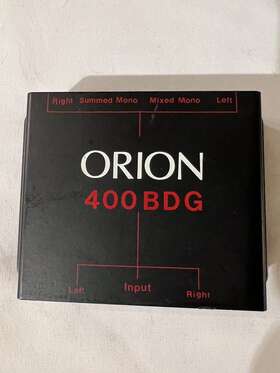 400bdg Orion 400 Rare Old School Amplifier Mono Bridging Module
