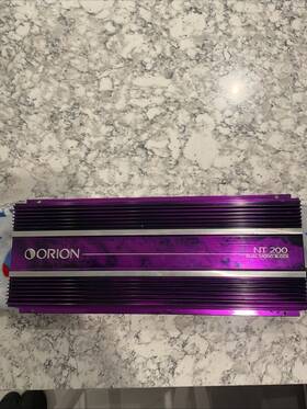 4912261 Orion Nt 200 Amplifier Old School Rare Vintage Sq 2 Channel Tested Working