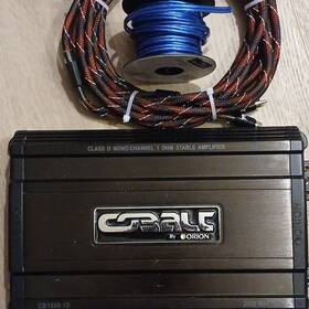 Cb1000.1d Orion Cobalt Mono 2000w Car Audio Amplifier With Wiring
