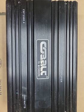 Cbt1800.1-2m Orion Cbt1800.1-m2 Cobalt Monoblock 1800 Watt Max Power 4-way Class Ab Amplifier