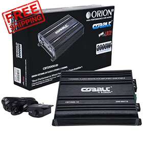 Cbt2000.1d Orion Cbt20001d Cobalt Monoblock 1-channel Class D Amplifier For Car