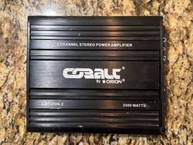 Cba2500.2 Orion Cbt25002 Cobalt Series 2500w Max 2-channel Class-a/b Amplifier Car Amp