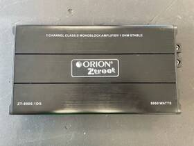 Zt-8000.1ds Orion Electronics Ztreet 8000 Watts Monoblock Car Amplifier With Bass Control - Zt Pd4052831