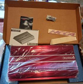 Hcca-250r Orion Rare New In Box Sealed Plastic Old School Hcca 250r Ruby Red With Plugs
