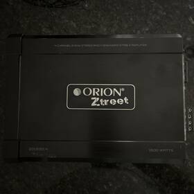 Z01500.4 Orion Ztreet 1500 Watts 4 Channel 2 Ohm Stereo And Mono Stable Amp