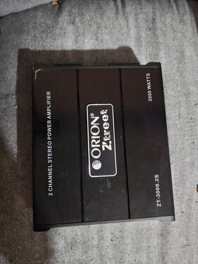 Zt.3000.25 Orion Zt-3000.2 S Zt 2-channel Class Ab Compact Car Audio Amplifier 3000w Max