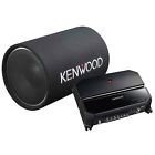 P-w131tb Kenwood Cylindrical Subwoofer And Amplifier