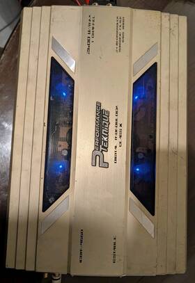 Icbm-9550 Performance Teknique 1 Channel Monoblock Car Amp 2600wtts Ohm Stable