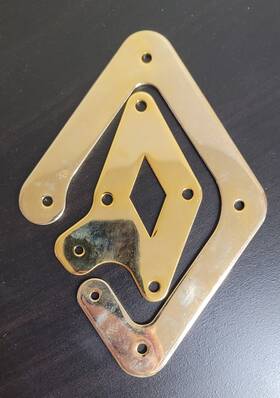 Xbb4r Phoenix Gold 4-position Positive Rectangular Buss Bar System Old School