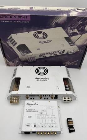 Zx450v2 Phoenix Gold And Ax204a Old School Zx450 V2 Four Channel Amp X Over