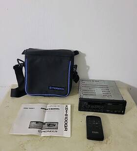 Keh-1800qr Pioneer Keh-8100qr Car Radio Manual And Carrying Case Untested