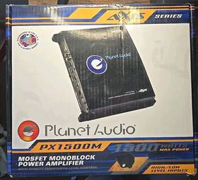 Px1500m Planet Audio Amplifier Mosfet Monoblock With Remote Sub Control