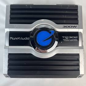 Tq302 Planet Audio 300w Max Torq Series 2-channel Mosfet Power Amplifier Untested