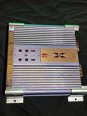 Xr-3970 Plore Xr-3976 Xplore 600w 2 Channel Car Amplifier Amp Untested