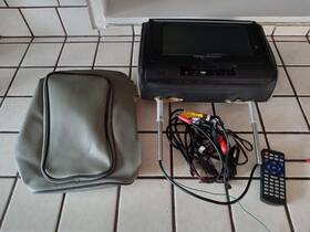 Hdvd-94t Power Acoustic Headrest With Dvd Player Remote Control Included