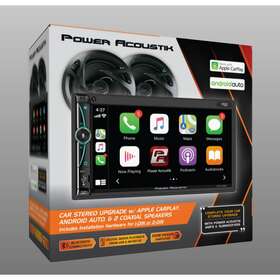 Power Acoustik 709483064461 Car Stereo 7 Inch Mechless Hd Lcd Capacitive Touchscreen 2 Speakers