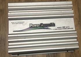 Hmr500-2x Power Acoustik 9072106 Hammer Series Old School Works Great