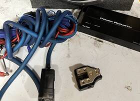 Aza1 Power Acoustik 2500 Watt Amp With Huge Wire Bass Knob Everything You Need
