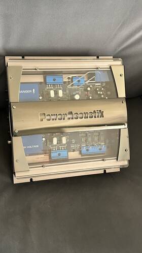 Fi2x-400 Power Acoustik Used Car Amp Amplifier Fire And Ice Works Great