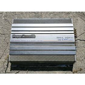 G640-4 Power Acoustik Gothic Series 4-channel Car Amplifier 640w Max