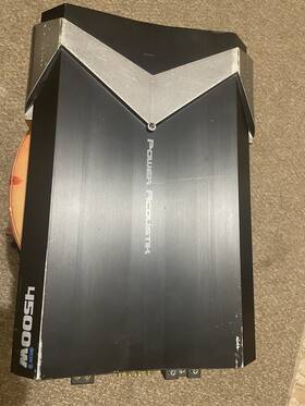 Gti-45000d Power Acoustik Class D Mono 4500w Rms Car Audio Amplifier
