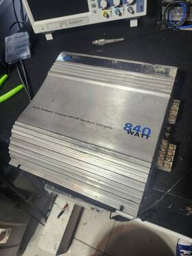 Ps4-840 Power Acoustik Old School 4 Channel Car Amplifier