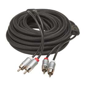 Xrca-12 Powerbass - 12ft Premium Ofc Twisted Rca Interconnect Cable