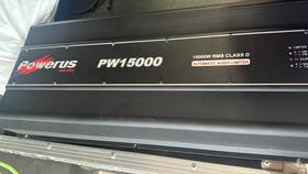 Pw15.5b1 Powerus Pw15000 Amplifier 1-ohm 17150w Rms 1-channel