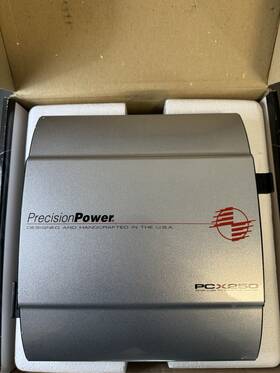 0106p1240232 Precision Power Pcx 250 Class A 2 Channel Amplifier