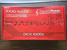 Pn48205 Precision Power Ppi Dcx 1000.1 Class D Mono Block Competition Amplifier Retro