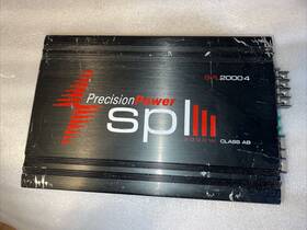 Spl25004 Precision Power Spl Audio 4 Channel Car Stereo Amplifier Class A/b 2500 Watt Amp