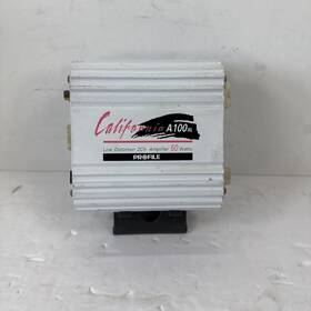 A100xl Profile California Bridgeable 2ch 50w Amplifier Old School Tested