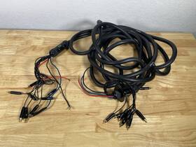 10rca-30 Prv Audio Snake Car 30 Ft Medusa Cable 10 Rca Channels 3 Power