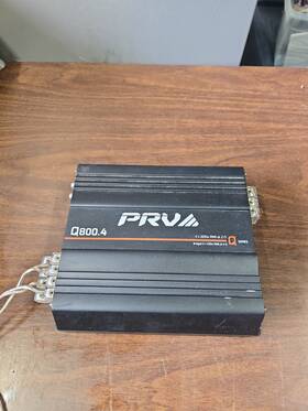 Q800.4 Prv Audio 4-channel Amplifier 4x200w Rms 2 Used Untested As-is