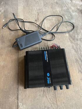 Pyle 728120503033 Marine 6-channel Amp 600 Watt Rms Bluetooth Sd Reader Usb