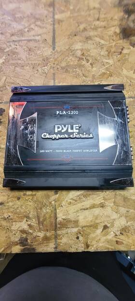Pla-1200 Pyle Dual Channel 1400w Car Amplifier Bridgeable High Power Mosfet With Crossover