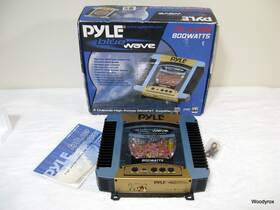 Pla785 Pyle Blue Wave 2-channel 800 Watt Car Amp Bridgeable Full Sub Or Highs