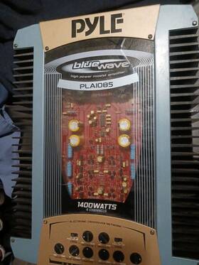 Pla885 Pyle Blue Wave 1085-channel Car Amp
