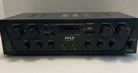 Pta42bt Pyle Pta42b 500w Bluetooth Amplifier With Usb&sd Slot Untested For Parts /repair