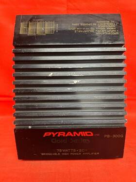Cp1109917 Pyramid Car Audio Pb-300g Gold Series 2 Channel 75 Watt Bridgeable High Power