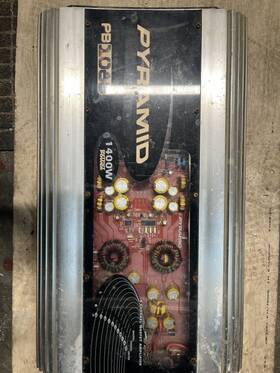 Pb1080 Pyramid Car Audio Vintage 1400watt Crystal Amplifier 4ch