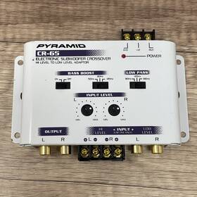 Cr-65 Pyramid Electronic Subwoofer Crossover Fosgate Amp Alpine Kicker Sub