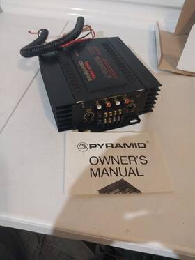 Pb-250 Pyramid Vintage Gold Series 4-channel Power Amplifier For Parts