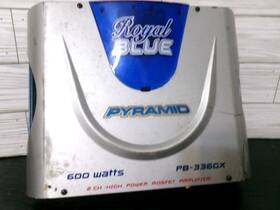 Pb-336ox Pyramid Royal Blue 600 Watts Mosfet Car Amplifier