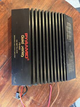 Pb-600 Pyramid Vintage Gold Series Pb-600- 300 Watt Rms - 4 X Channel Amplifier