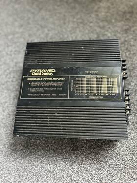 Pb-290g Pyramid Rb-290g Gold Series Car Amplifier Bridgeable Old-school Used