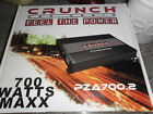 Pza700.2 Crunch Car Amplifier